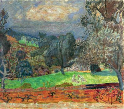 Landschap met Ondergaande Zon, 1927 door Pierre Bonnard